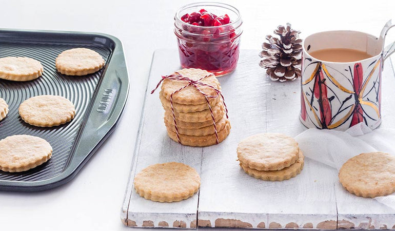 Gingerbread shortbread