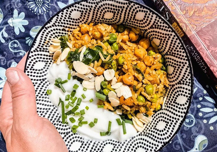Chickpea Biryani (by @nourishflourishme)