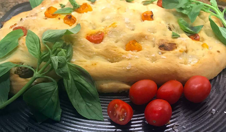 Cheese, Herb & Sun Blush Tomato Tear 'n' Share Bread