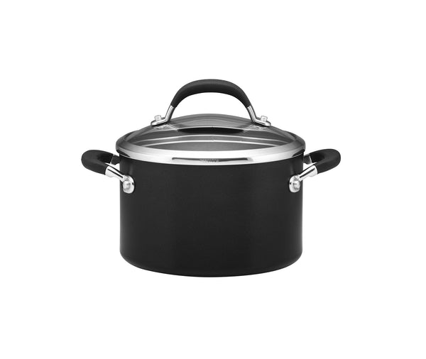 Premier Professional Non-Stick Stockpot with Lid on white background