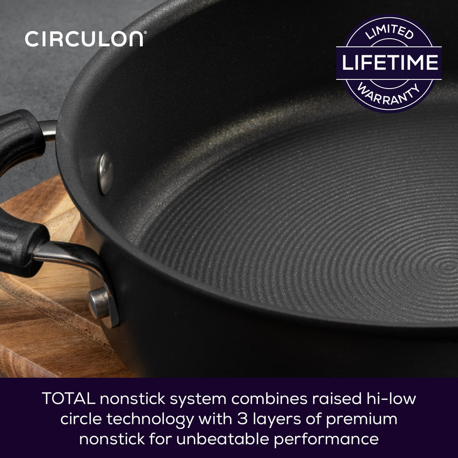 Total Non-Stick Induction Frying Pan Set - 3 Pieces