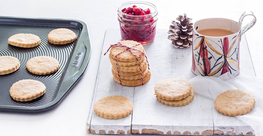 Gingerbread shortbread