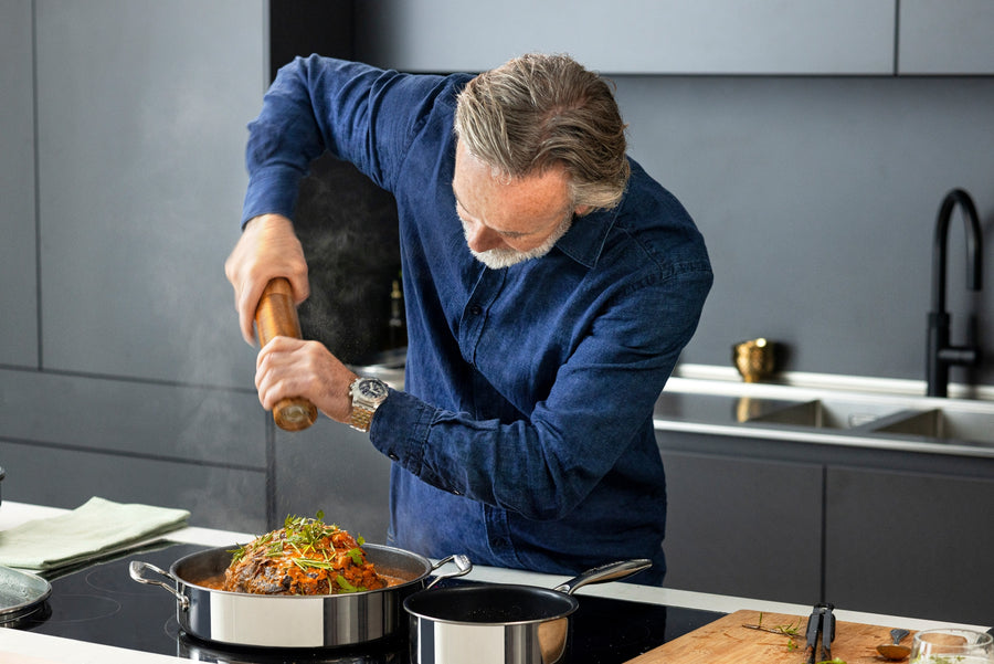 Marcus Wareing's Braised Lamb Leg with Cumin and Saffron