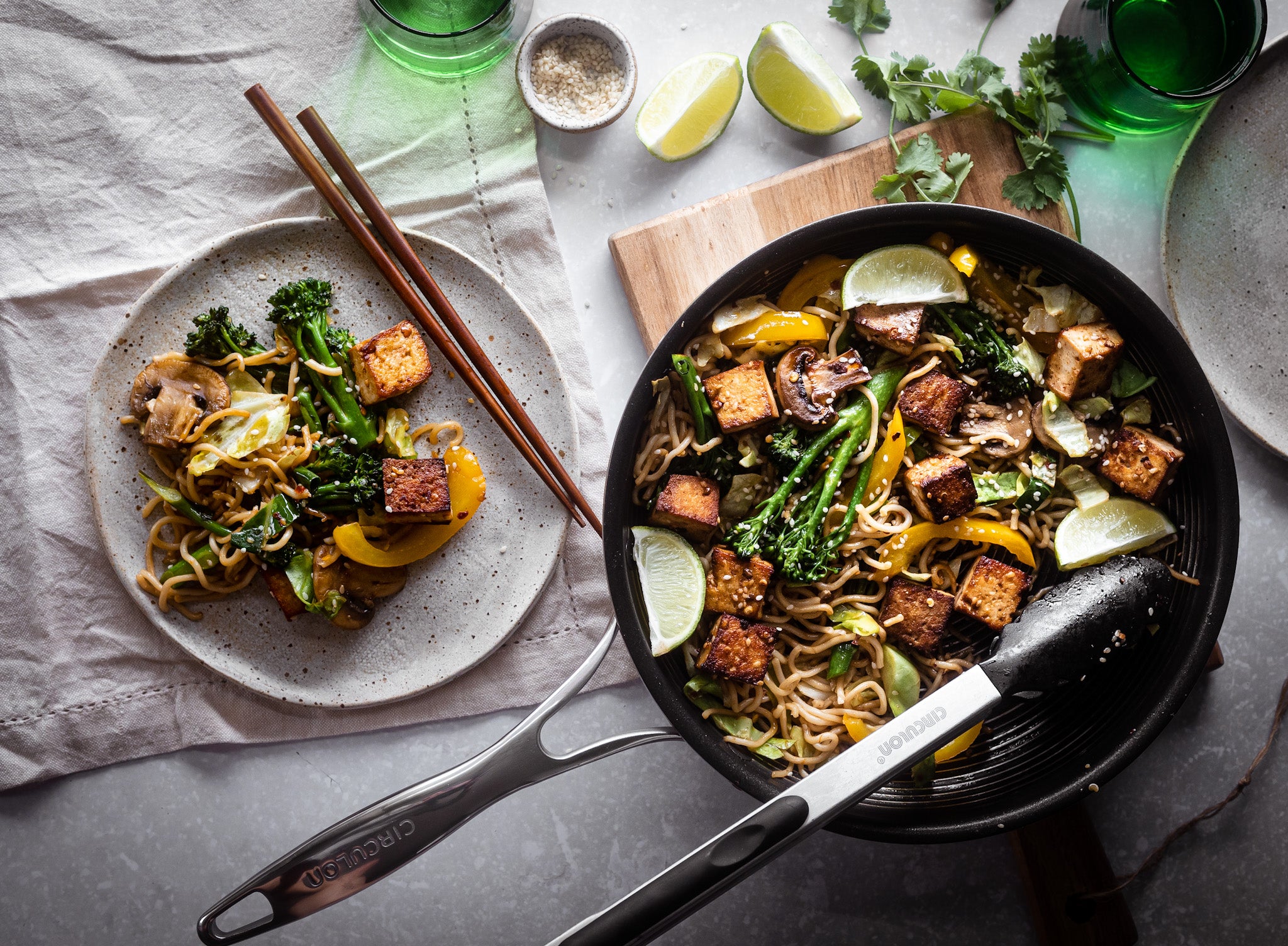 Smoky and Spicy Tofu Noodles