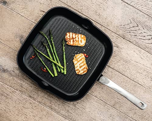 Circulon non-stick grill pans and griddle pans allow you to cook in a healthier way