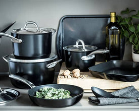 Circulon Hard Anodized Cookware Set 15-in Aluminum Cookware Set