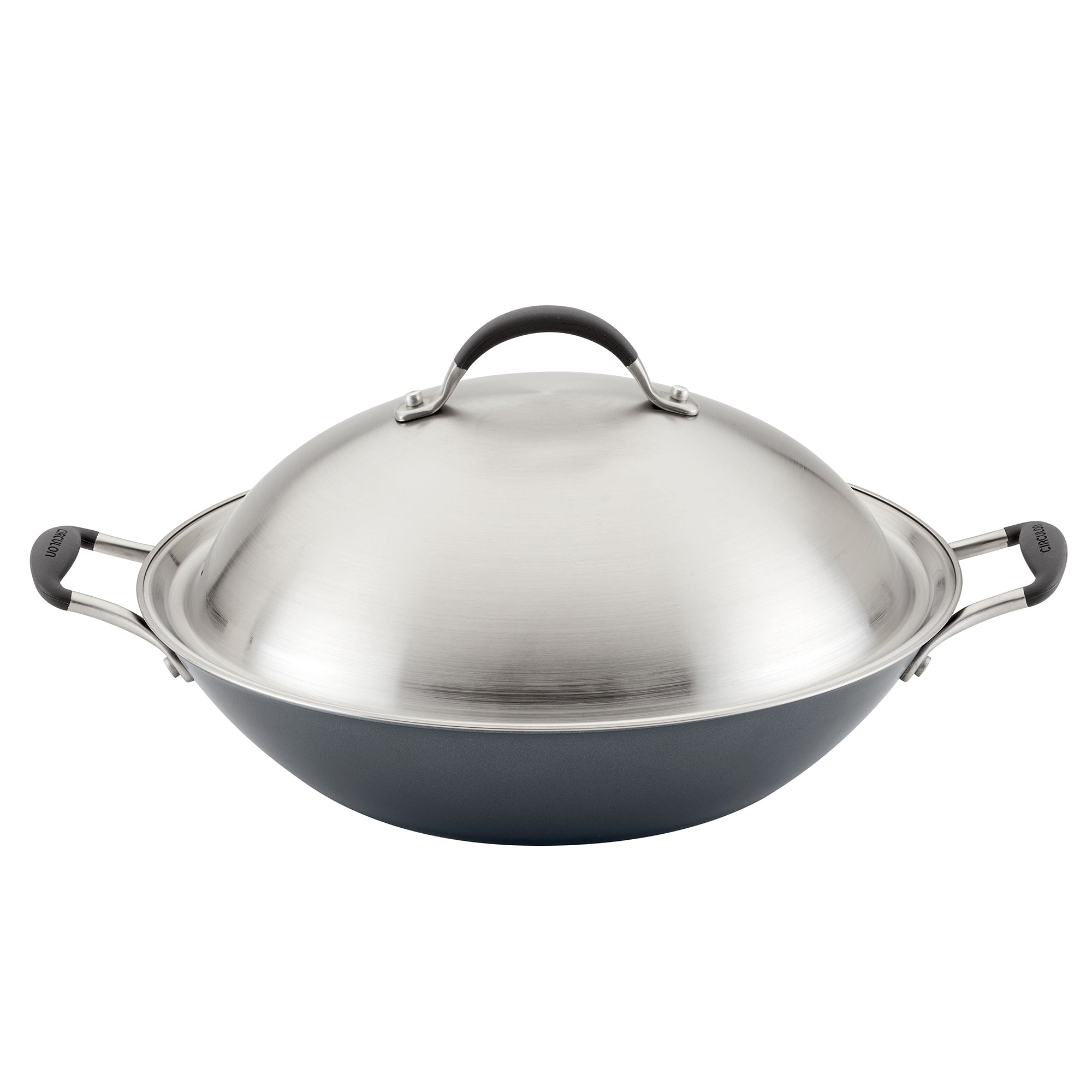 ScratchDefense Extreme Non Stick Wok & Stainless Steel Lid 36cm
