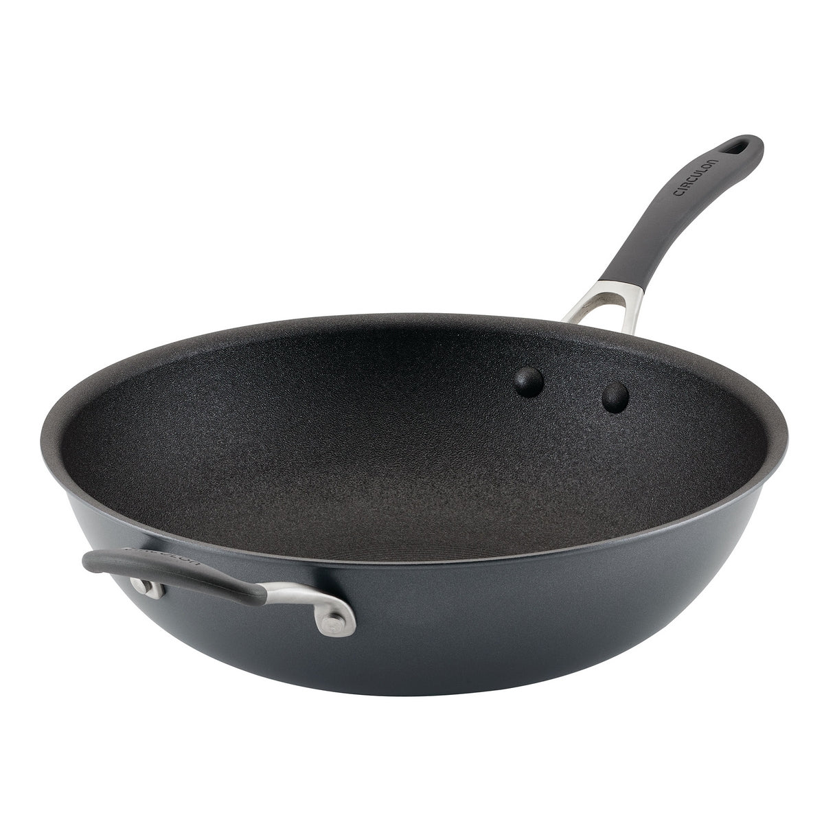 ScratchDefense Extreme Antihaft-Wok mit Hilfsgriff – 34 cm