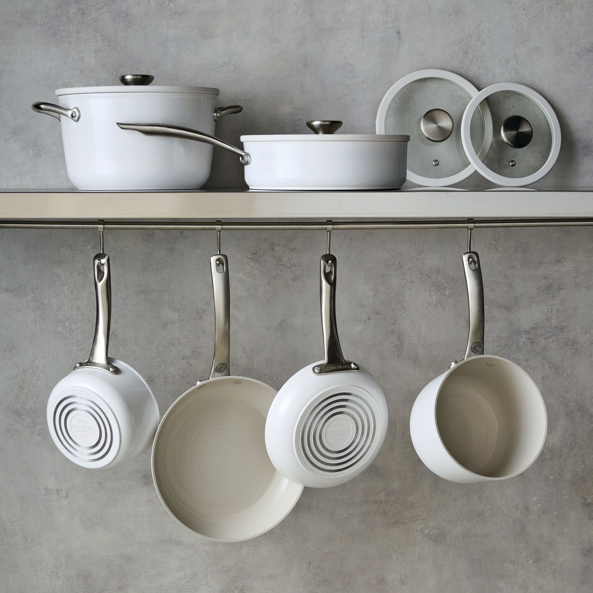 Halo LaserDefense™ Non-Stick Complete Ceramic Pan Set - 8 Pieces