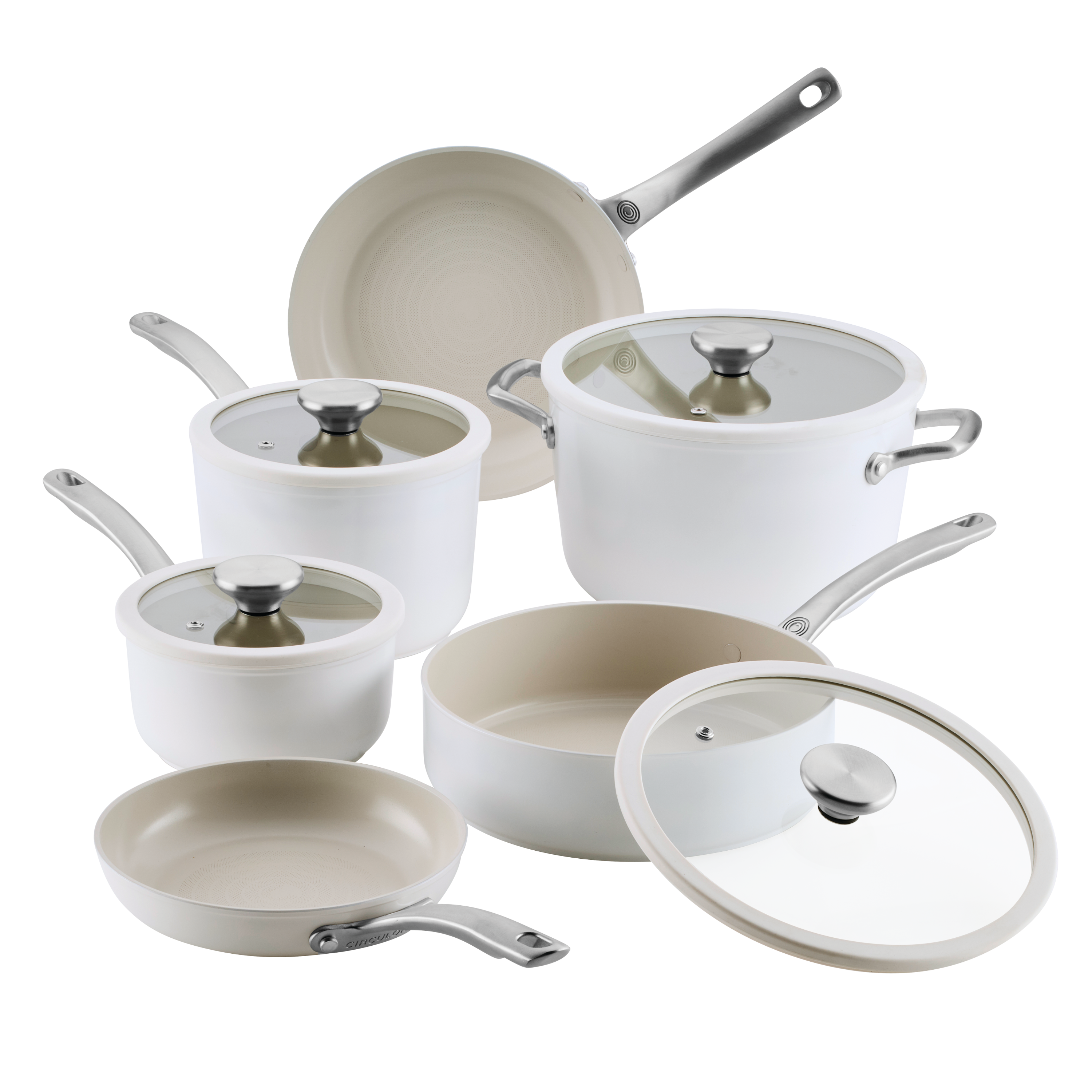 Halo LaserDefense™ Non Stick Ceramic Cookware Set 6 Pieces