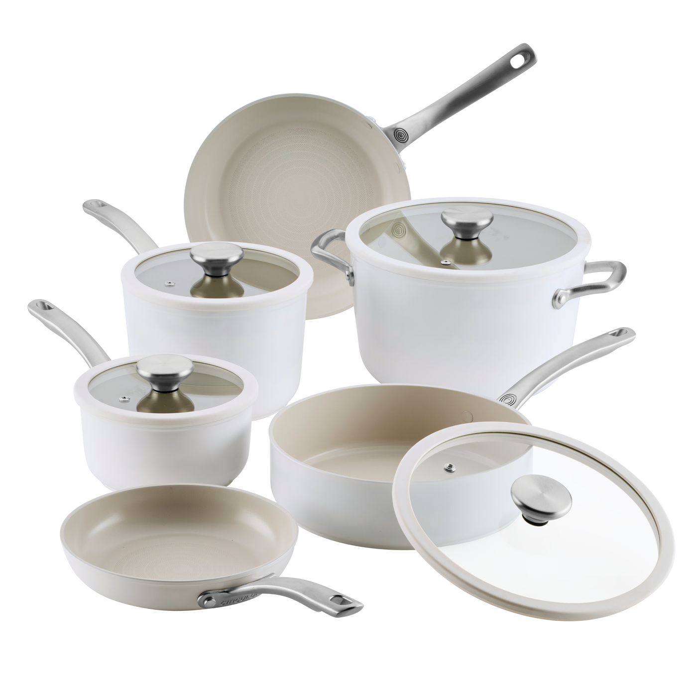 Halo LaserDefense™ Non-Stick Ceramic Cookware Set - 6 Pieces