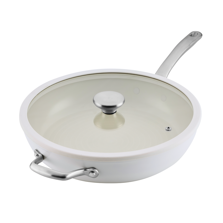 Halo LaserDefense™ Non-Stick Ceramic Frying Pan & Lid - 30cm