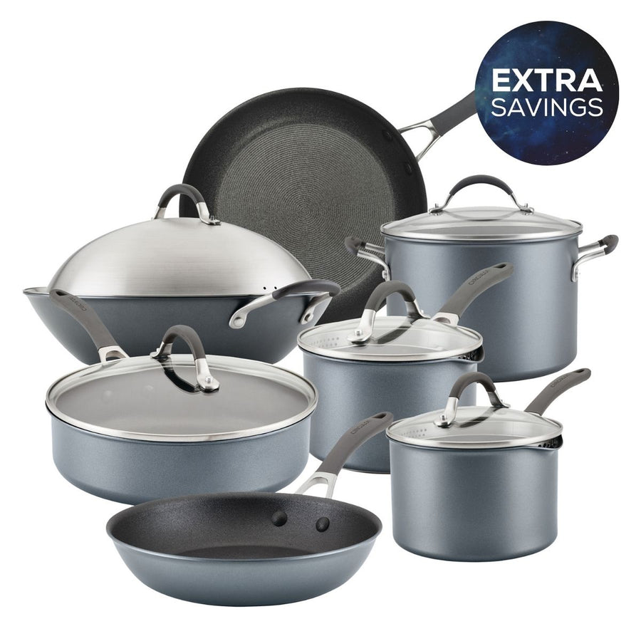 ScratchDefense Extreme Non-Stick Complete Pan Set - 7 Pieces