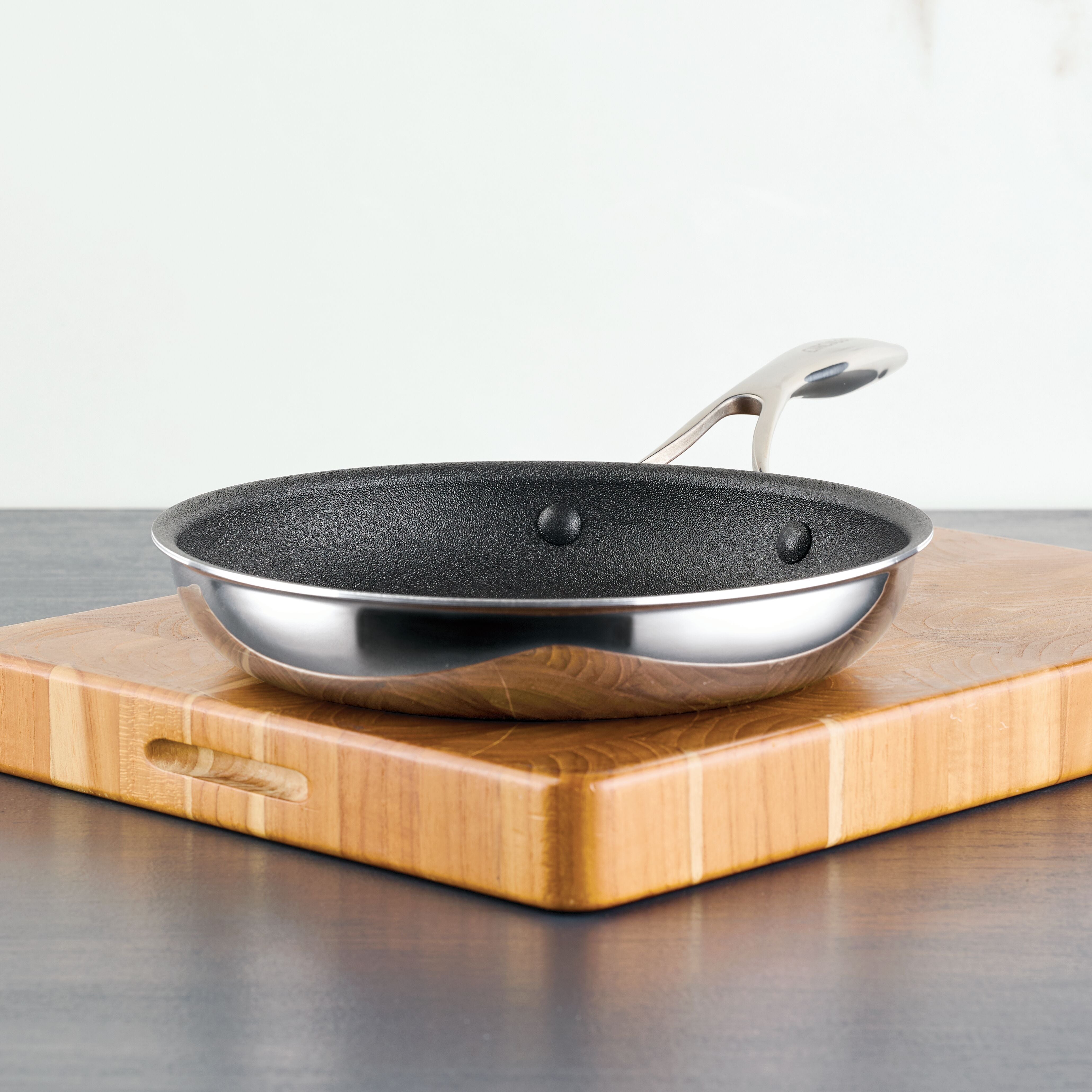 ScratchDefense Stainless Steel Extreme Non-Stick Fry Pan Set
