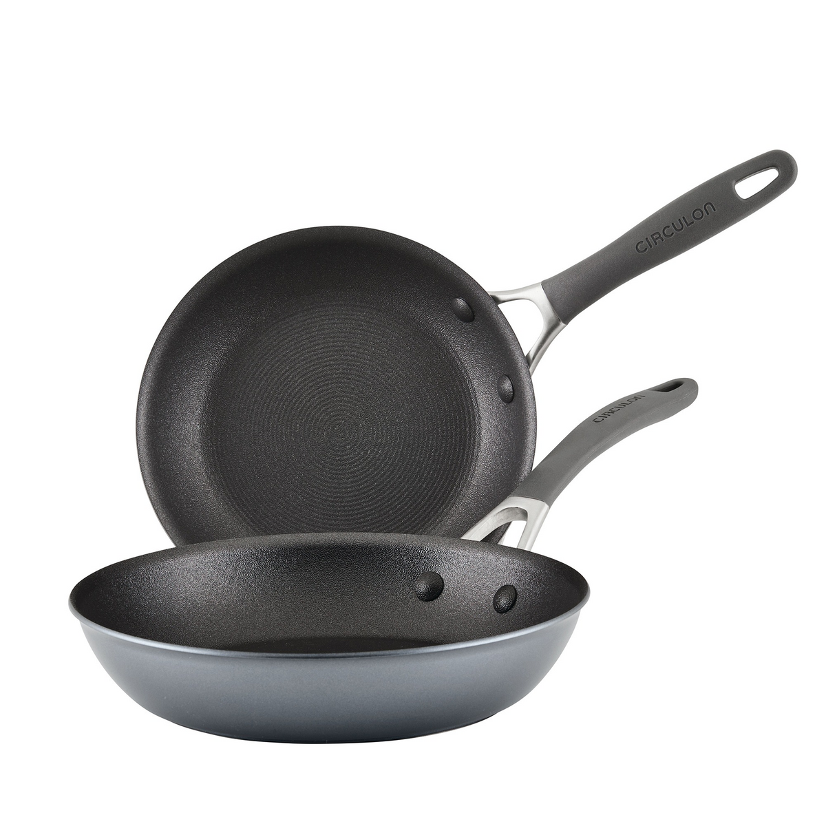 ScratchDefense Extreme Non-Stick Induction Large Frying Pan Set
