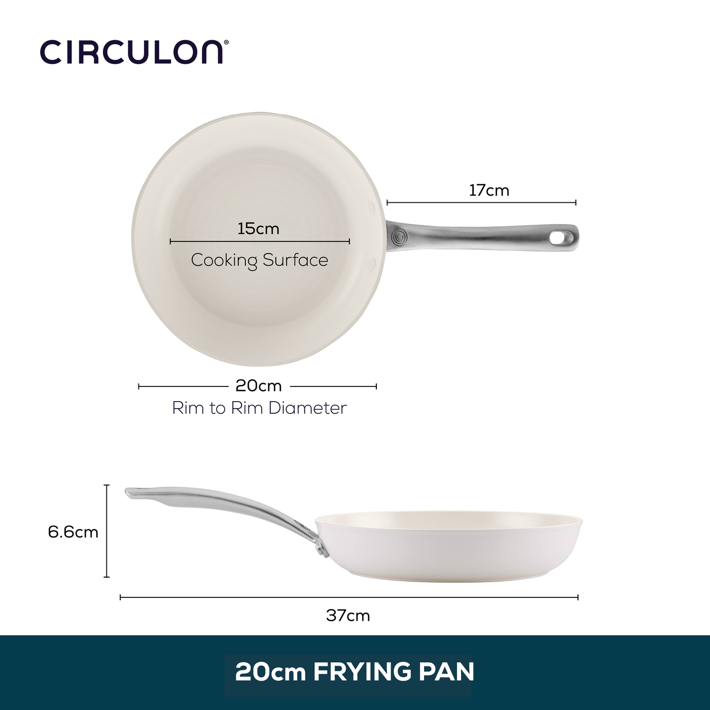 Halo LaserDefense™ Non-Stick Ceramic Frying Pan - 2 Sizes