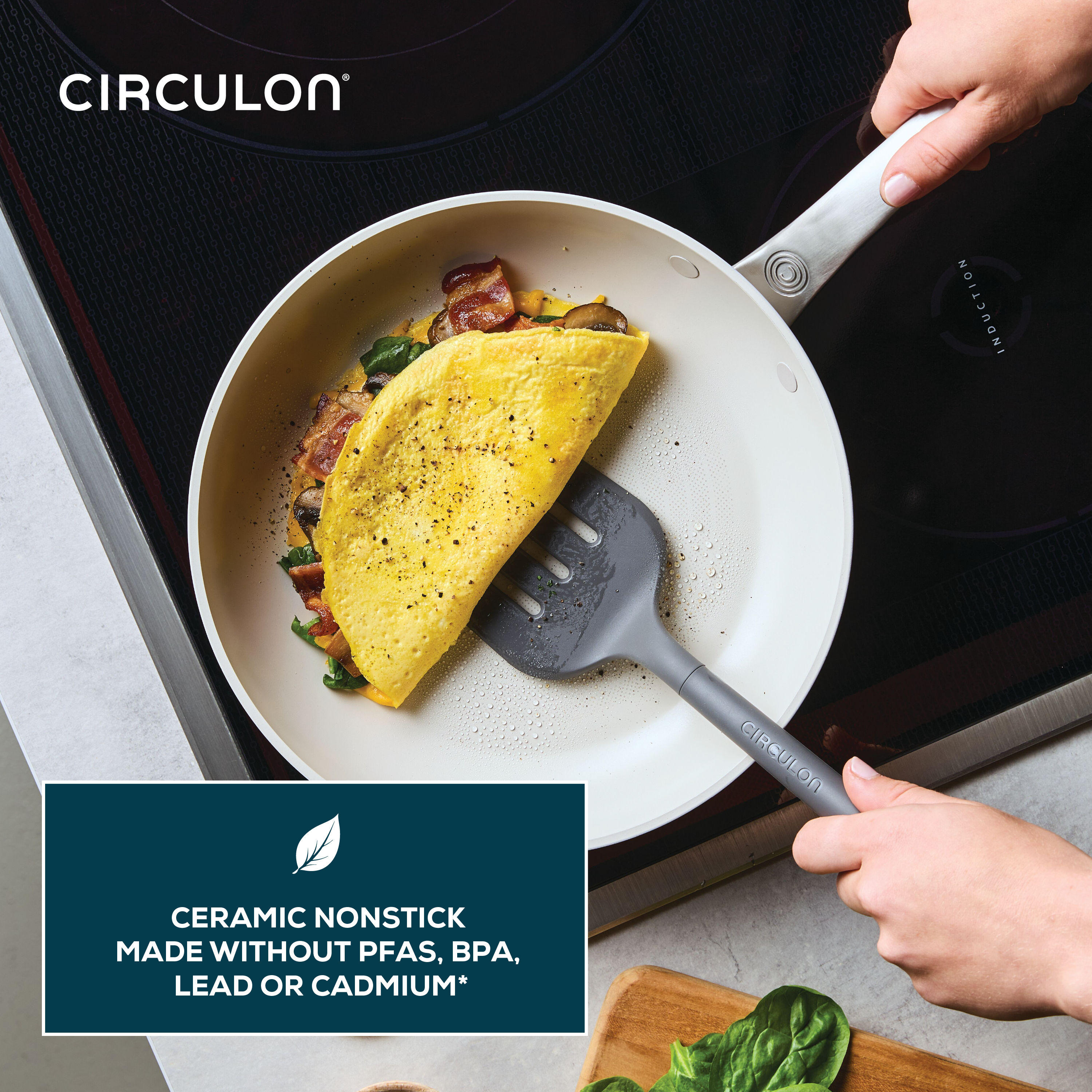 Halo LaserDefense™ Non-Stick Complete Ceramic Pan Set - 8 Pieces
