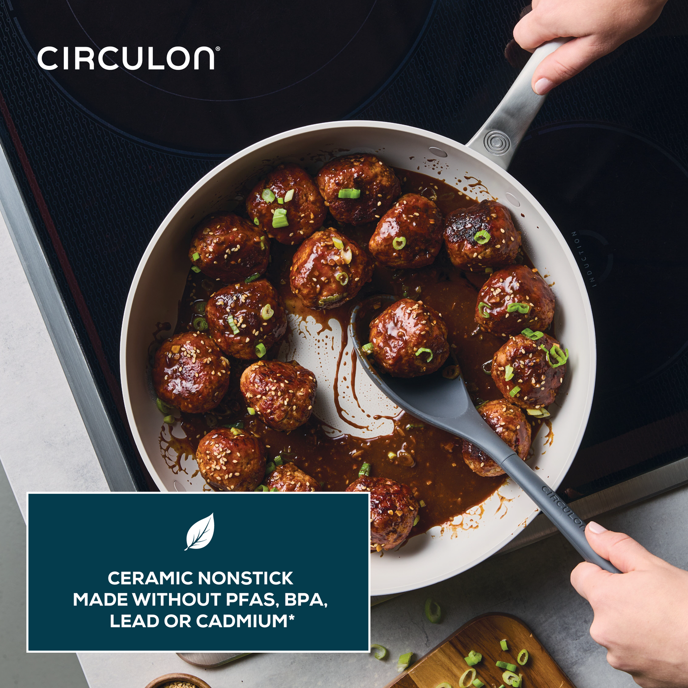 Halo LaserDefense™ Non-Stick Ceramic Frying Pan - 2 Sizes