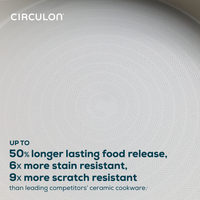 Halo LaserDefense™ Non-Stick Ceramic Frying Pan & Lid - 30cm