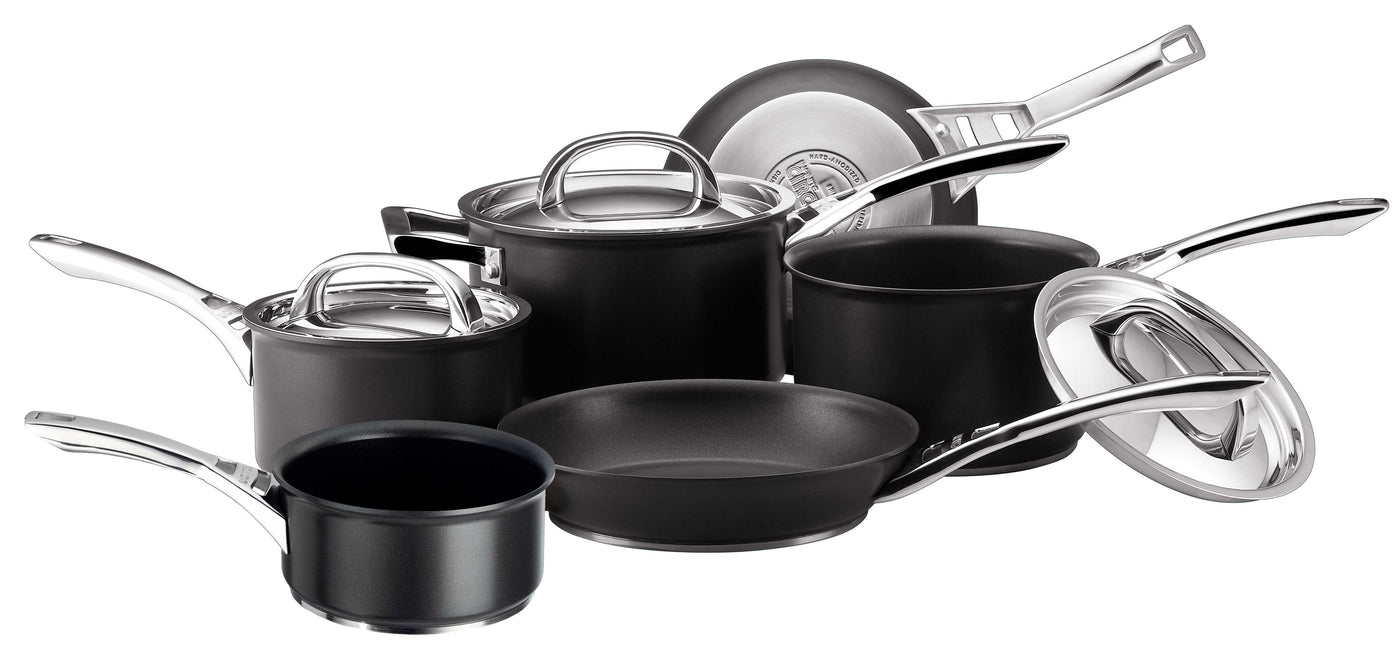 Infinite Non-Stick Skillet, Milk Pan, Saucepan & Lid Set -  6 Pieces