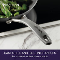ScratchDefense Extreme Non-Stick Induction Large Frying Pan Set
