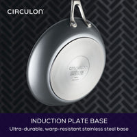 ScratchDefense Extreme Non-Stick Induction Large Frying Pan Set
