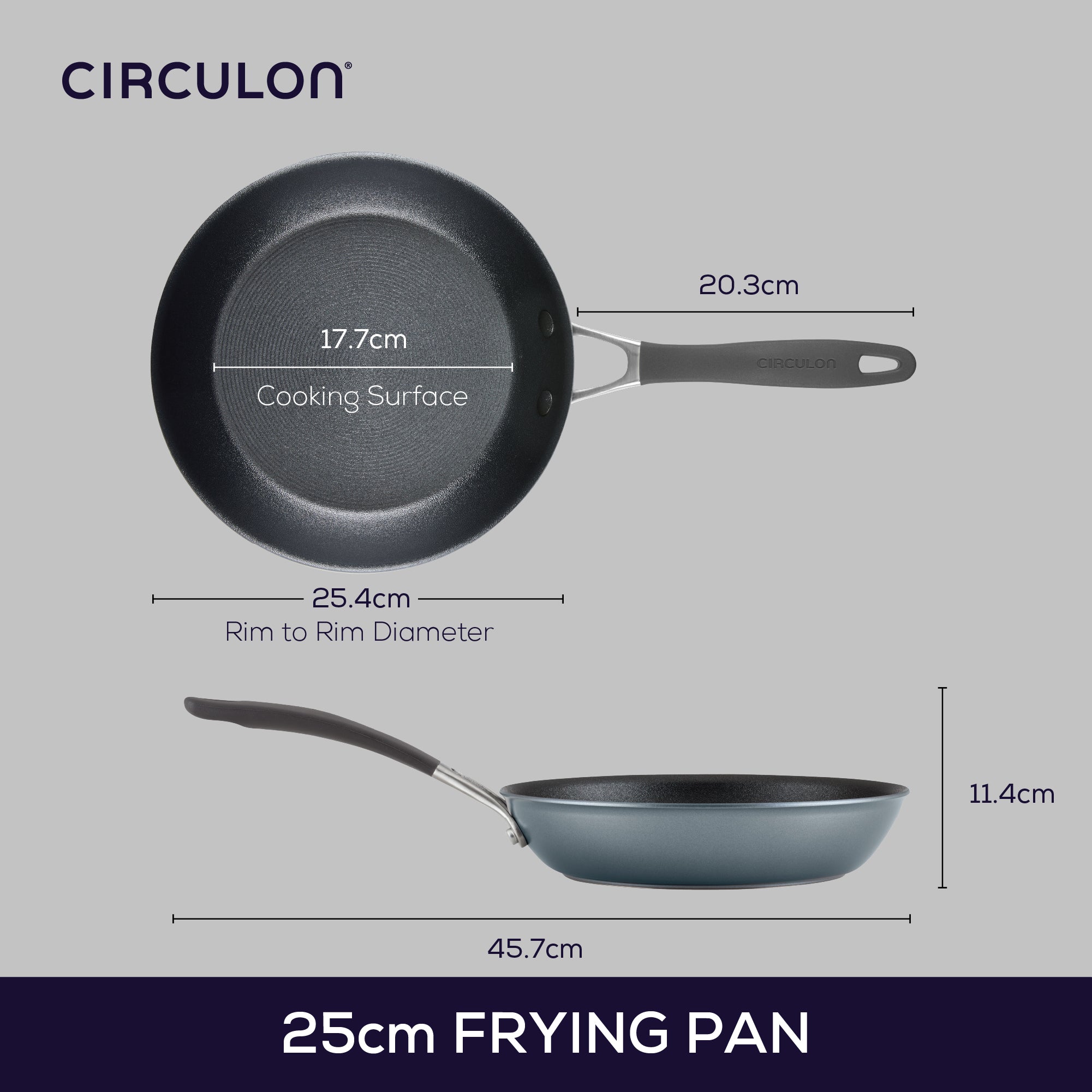 ScratchDefense Extreme Non-Stick Induction Frying Pan - 2 Sizes