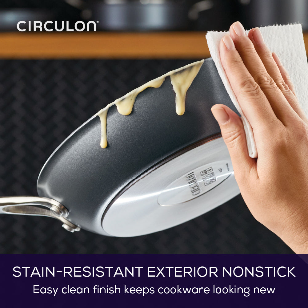 ScratchDefense Extreme Non-Stick Frying Pan & Saucepan Set - 5 Pieces