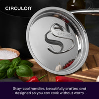 Style Non-Stick Induction Sauté Pan & Lid - 2 Sizes