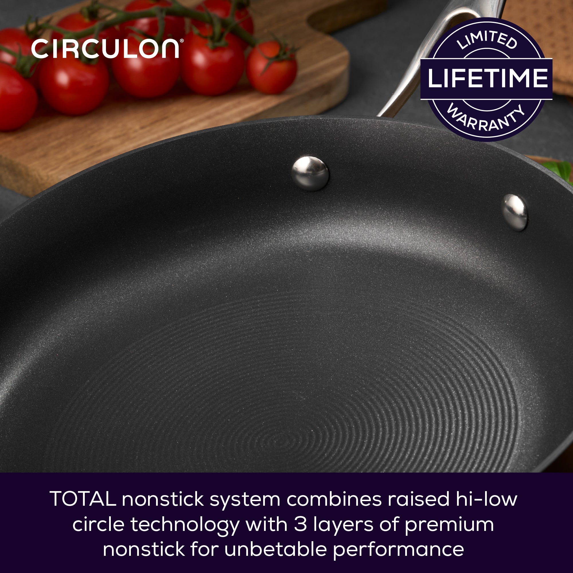 Style Non-Stick Induction Frying Pan - 2 Sizes