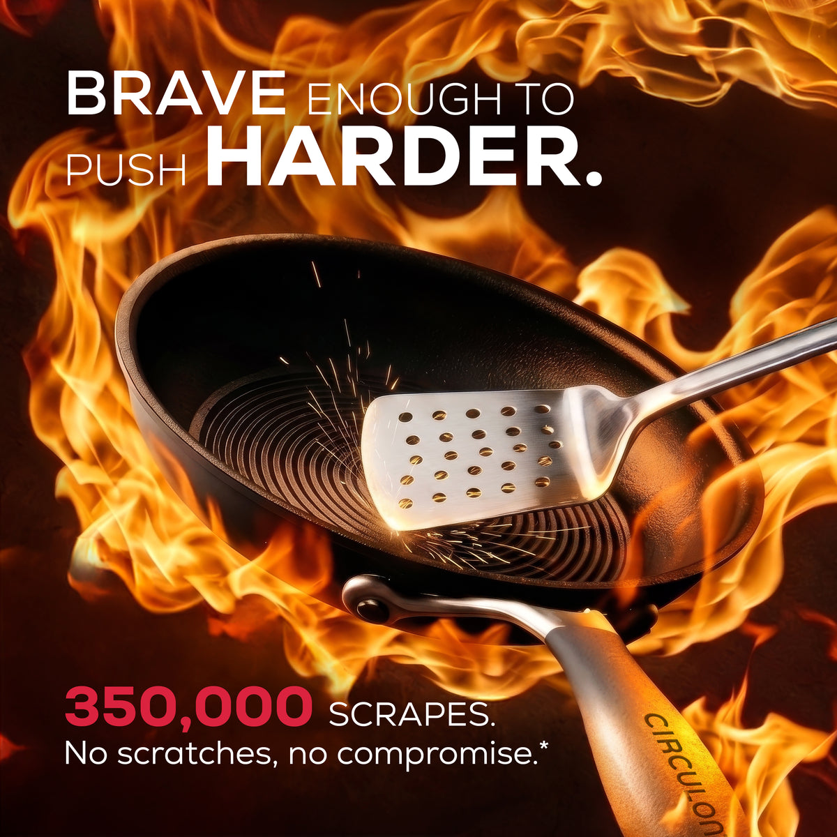ScratchDefense Extreme Non-Stick Frying Pan, Saucepan, Sauté & Stockpot Set - 5 Pieces