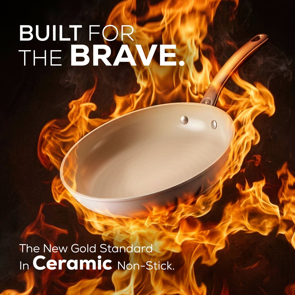 Halo LaserDefense™ Non-Stick Ceramic Frying Pan Set - 3 Piece