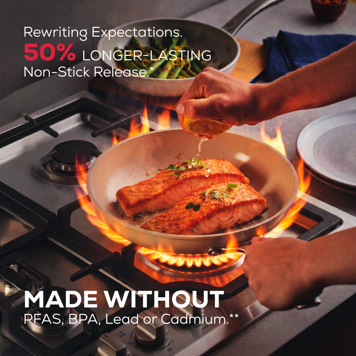 Halo LaserDefense™ Non-Stick Ceramic Frying Pan Set - 3 Piece