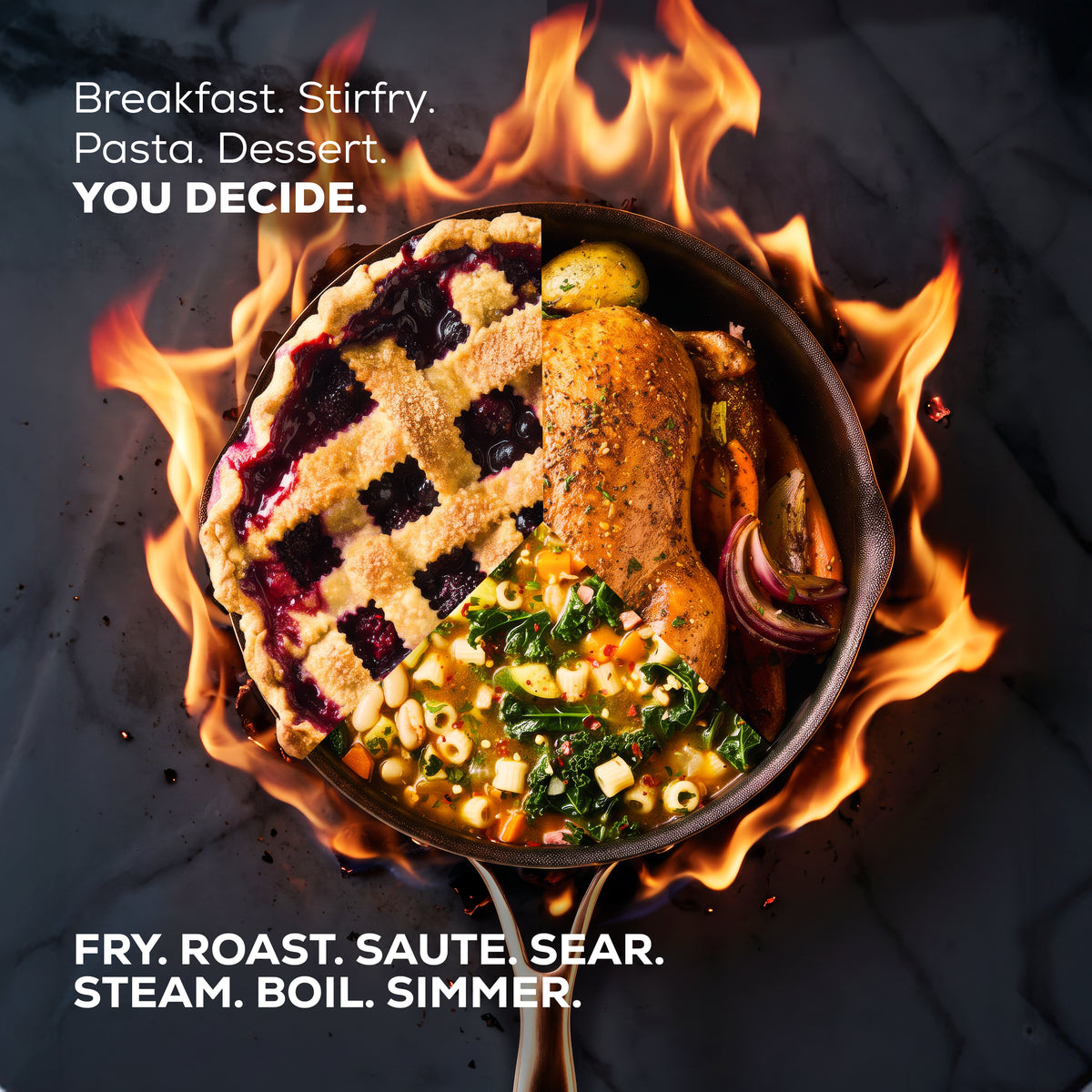 Infinity Pan with ScratchDefense Extreme Non-Stick - 24cm/2.8L