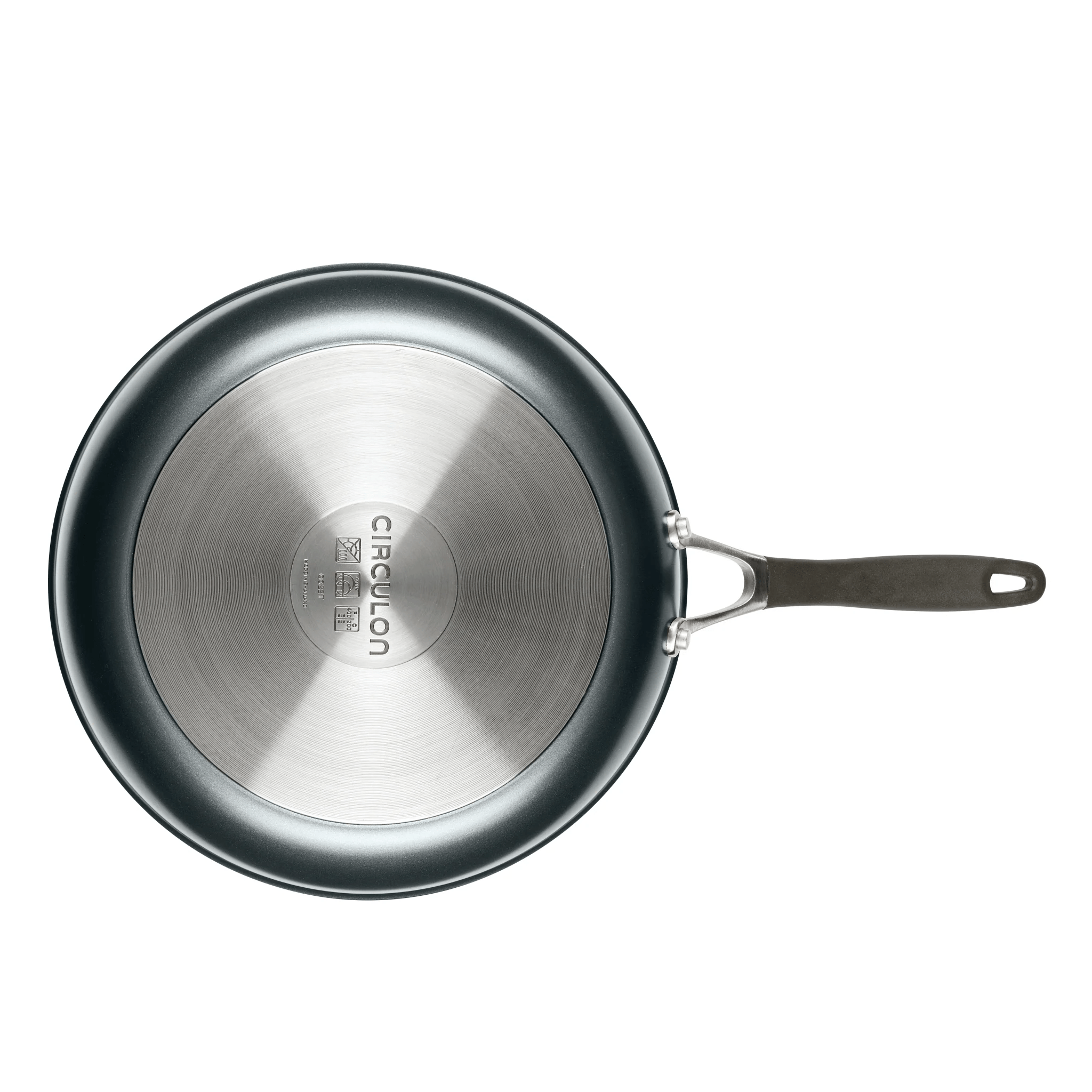 ScratchDefense Extreme Non-Stick Induction Frying Pan with Lid - 30 cm
