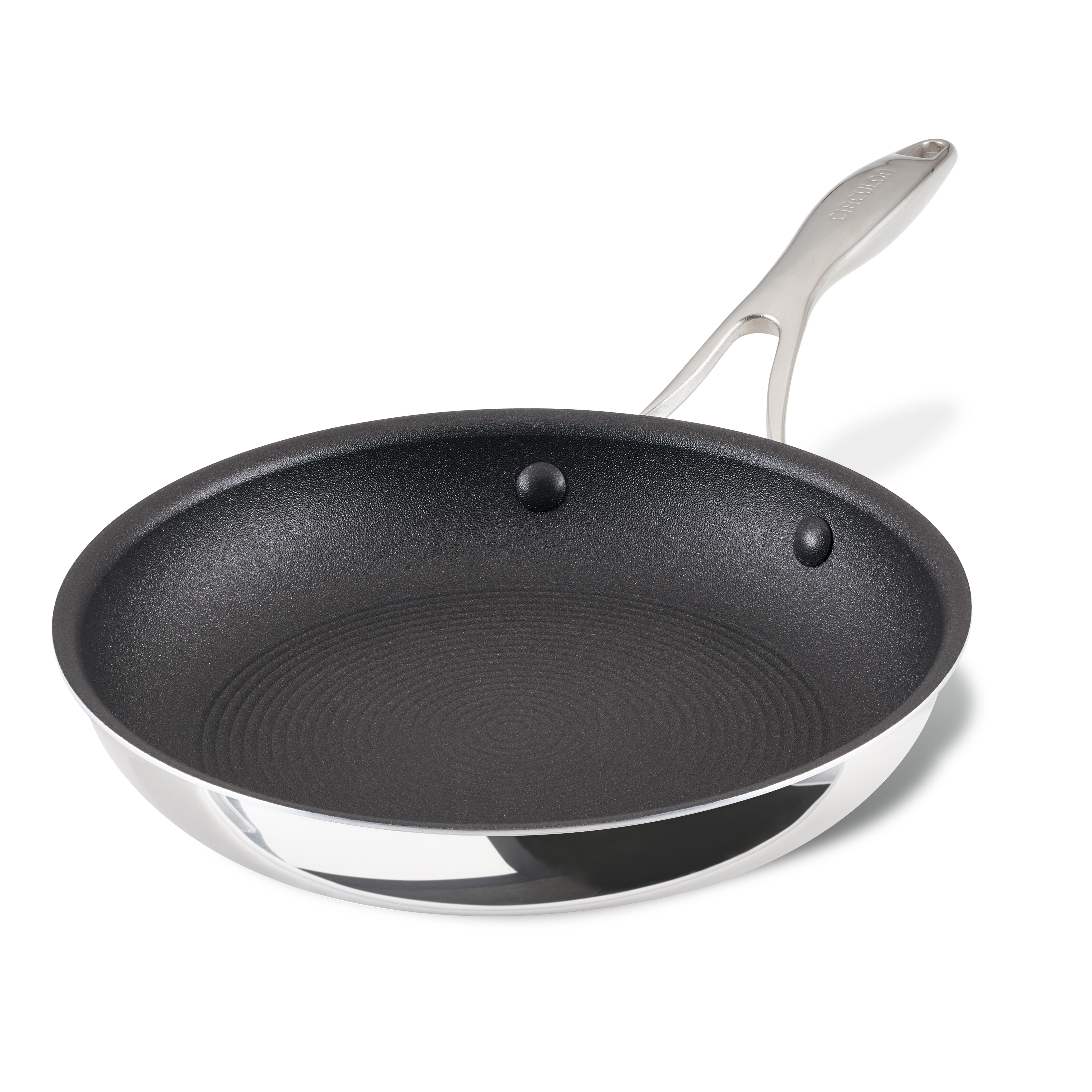 ScratchDefense Layer Stainless Steel Extreme Non Stick Induction Frying Pan 2 Sizes