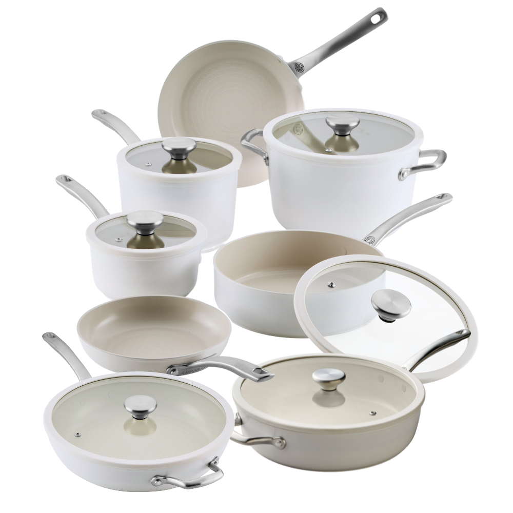 Halo LaserDefense™ Non Stick Complete Ceramic Pan Set 8 Pieces