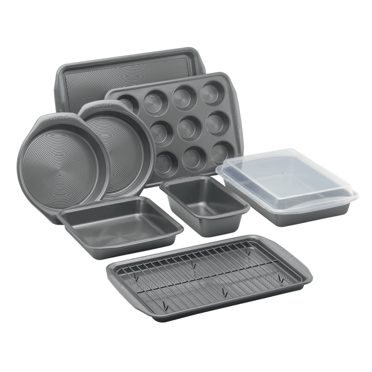 Momentum Non Stick Baking Tray Cake Tin & Muffin Tray Set 10 Pieces