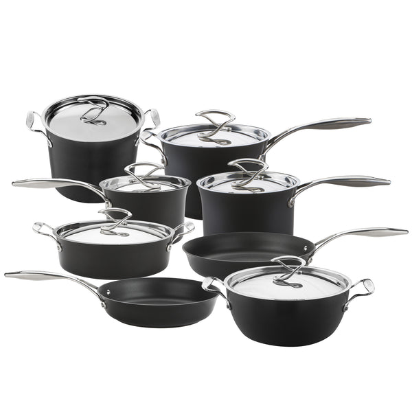 Style Ultimate Non-Stick Induction Saucepan, Frying Pan & Sauté Complete Pan Set - 8 Pieces
