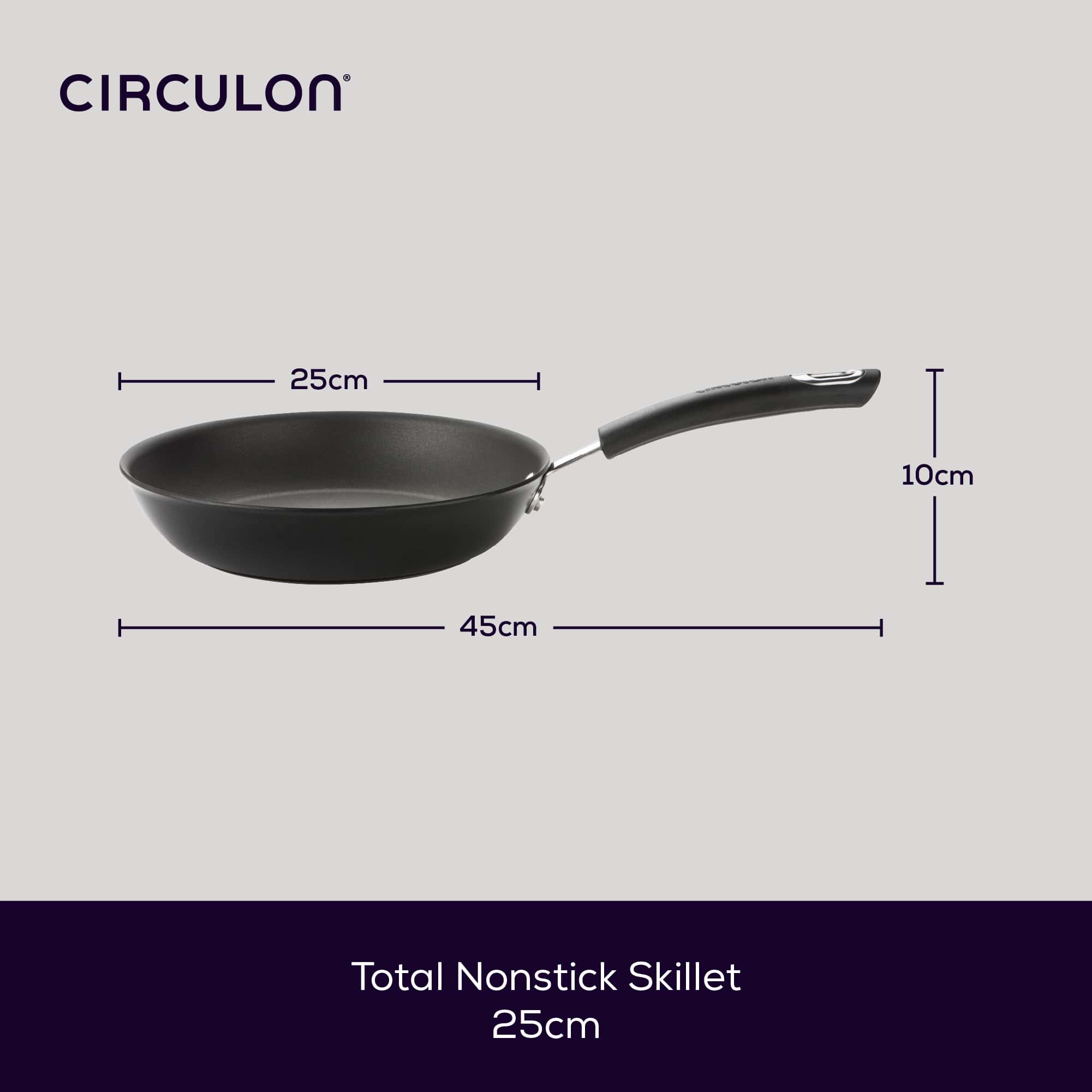 Total Non-Stick Induction Frying Pan Set - 22cm & 25cm · Circulon