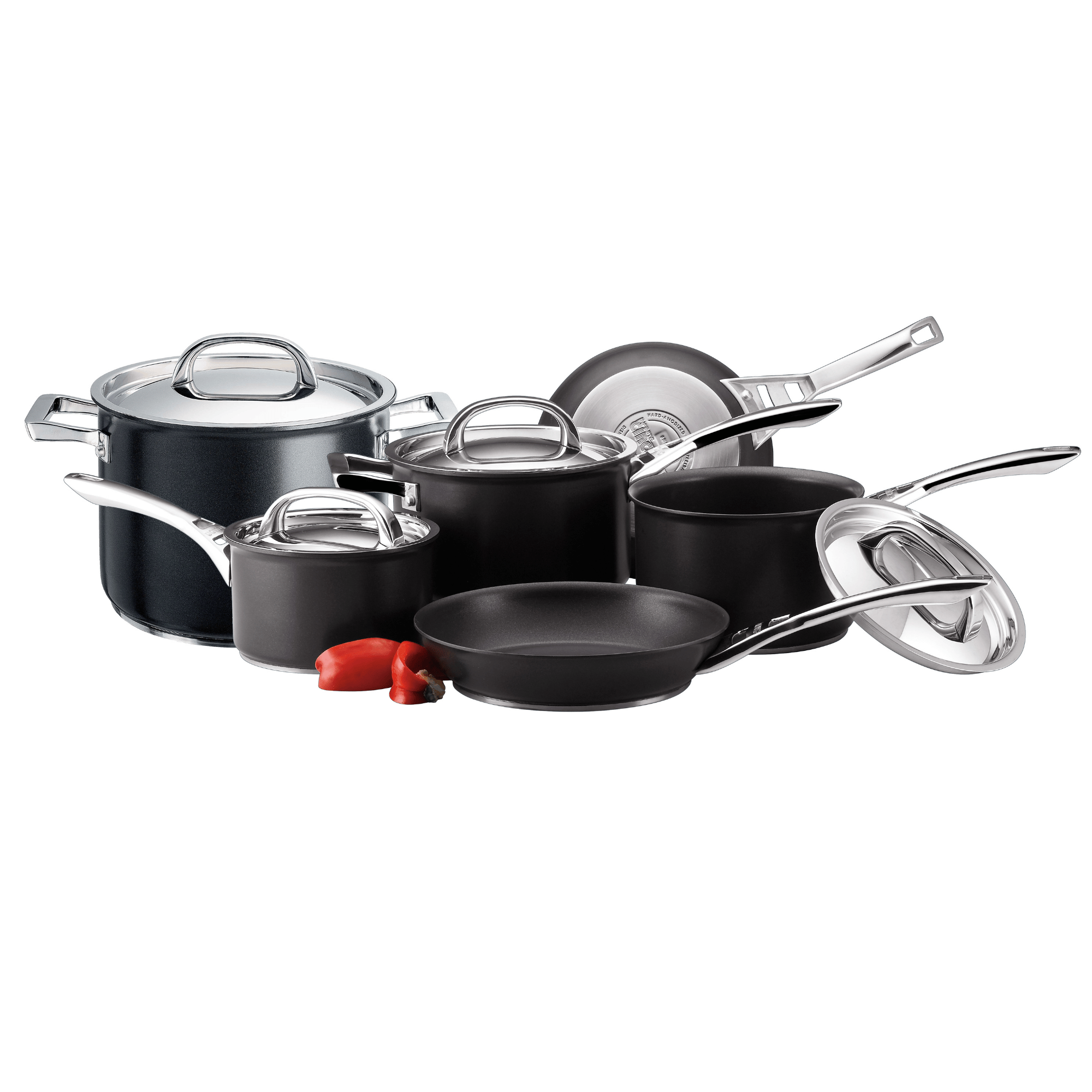 Infinite Non Stick Induction Skillet Saucepan & Stockpot Pan Set 6 Piece