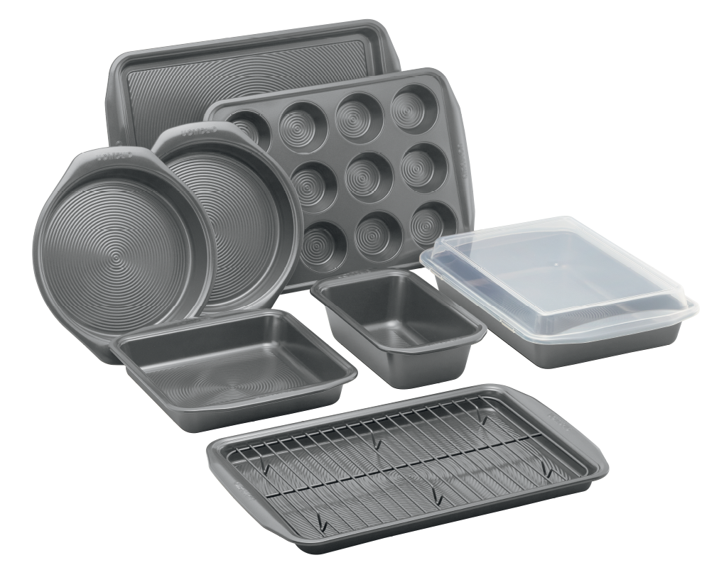 Momentum Non-Stick Baking Tray, Cake Tin & Muffin Tray Set - 10 Pieces