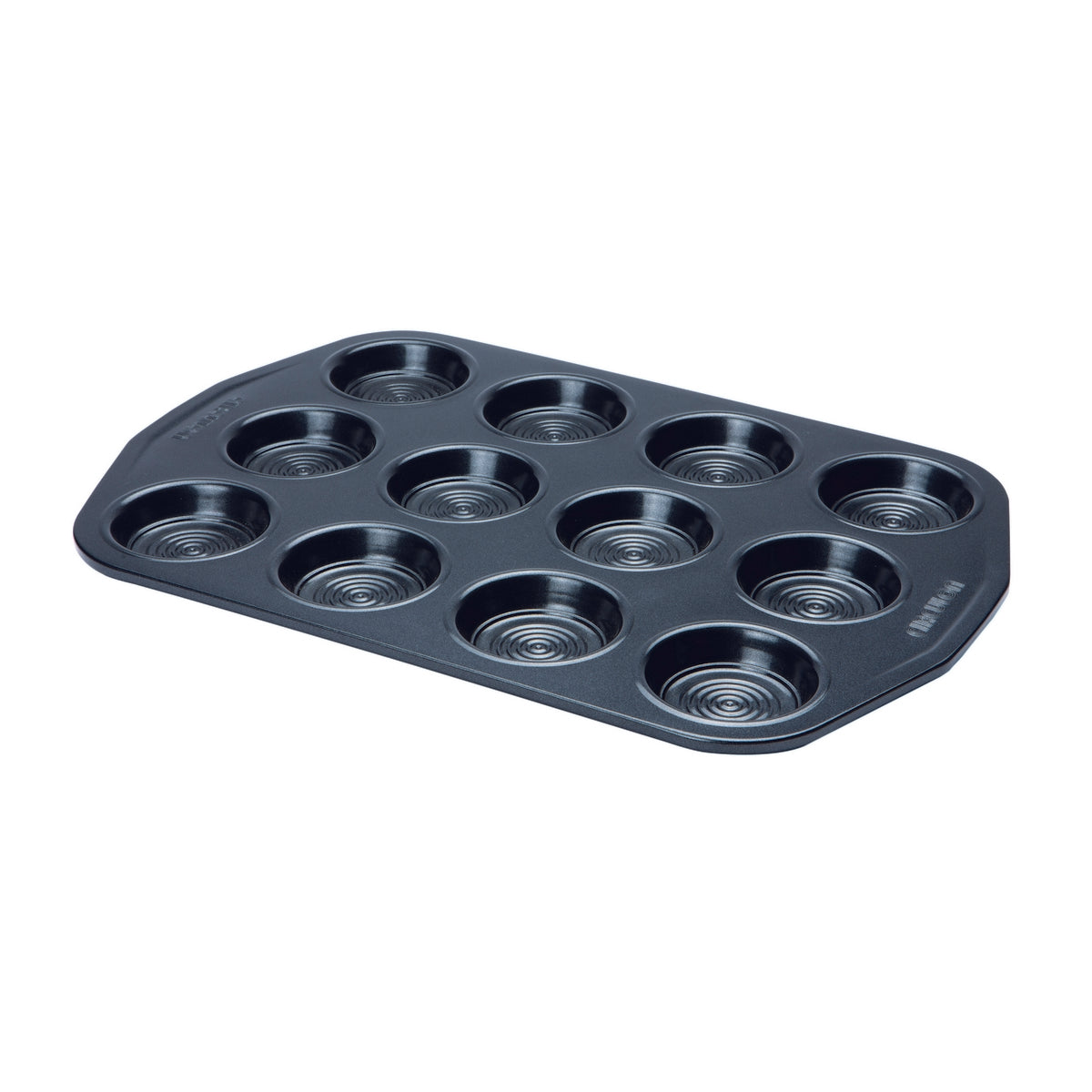 Non Stick 12 Hole Mini Sandwich Tin 12 Cup Loose Base Non-Stick