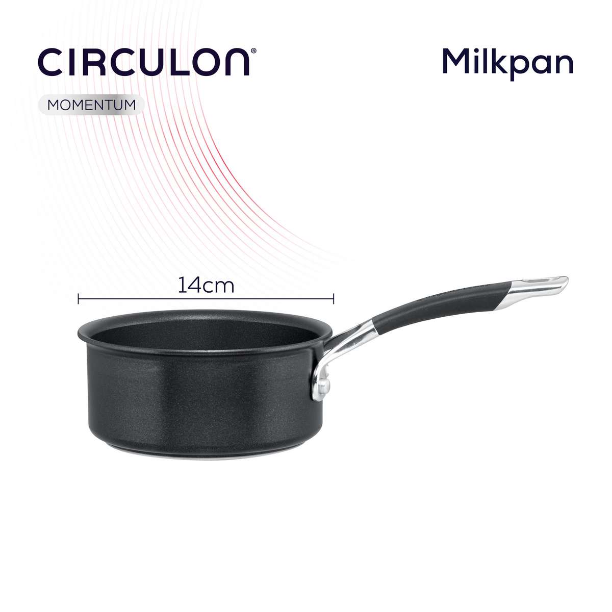 Momentum Non-Stick Small Milkpan - 14cm
