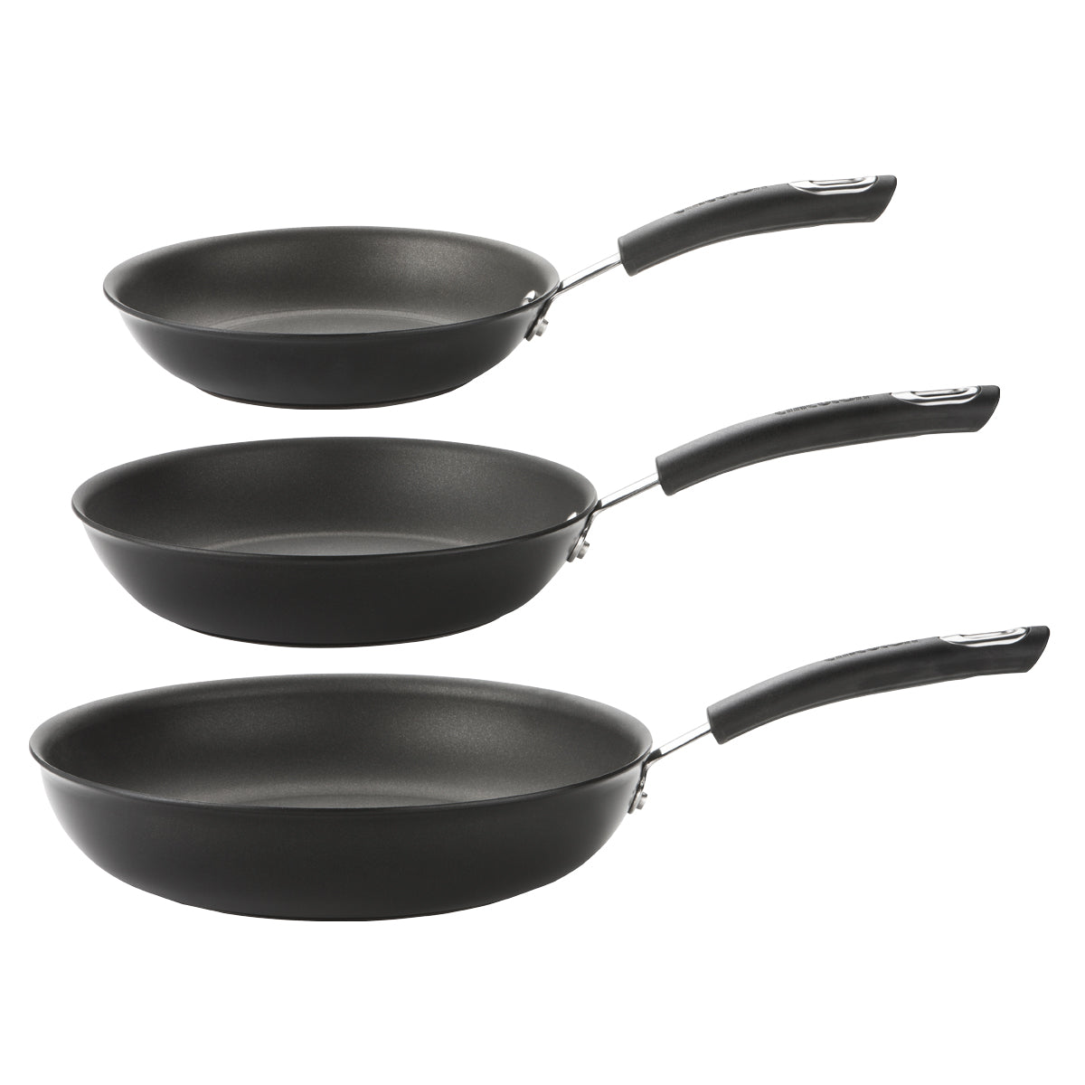 Total Non Stick Induction Frying Pan Set 3 Pieces