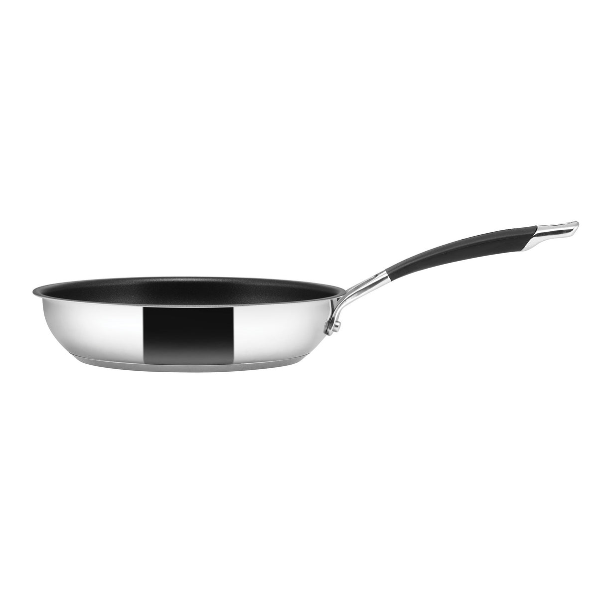 Momentum stainless steel frying pan is available in a variety of sizes including this large frying pan at 29cm