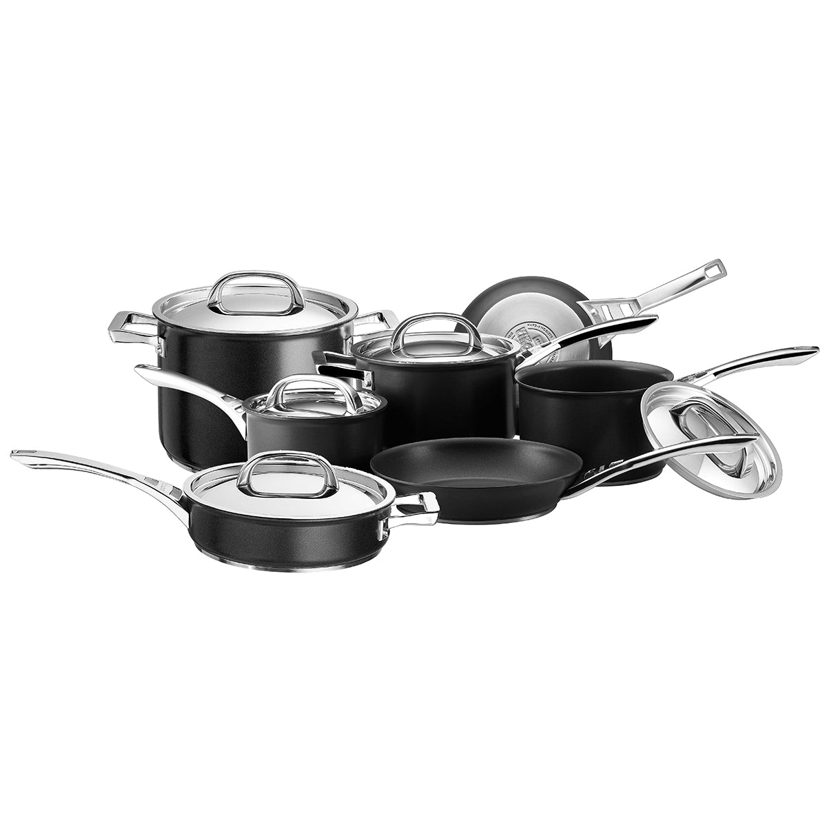 Infinite Non Stick Induction Sauté Stockpot & Skillet Pan Set 7 Piece