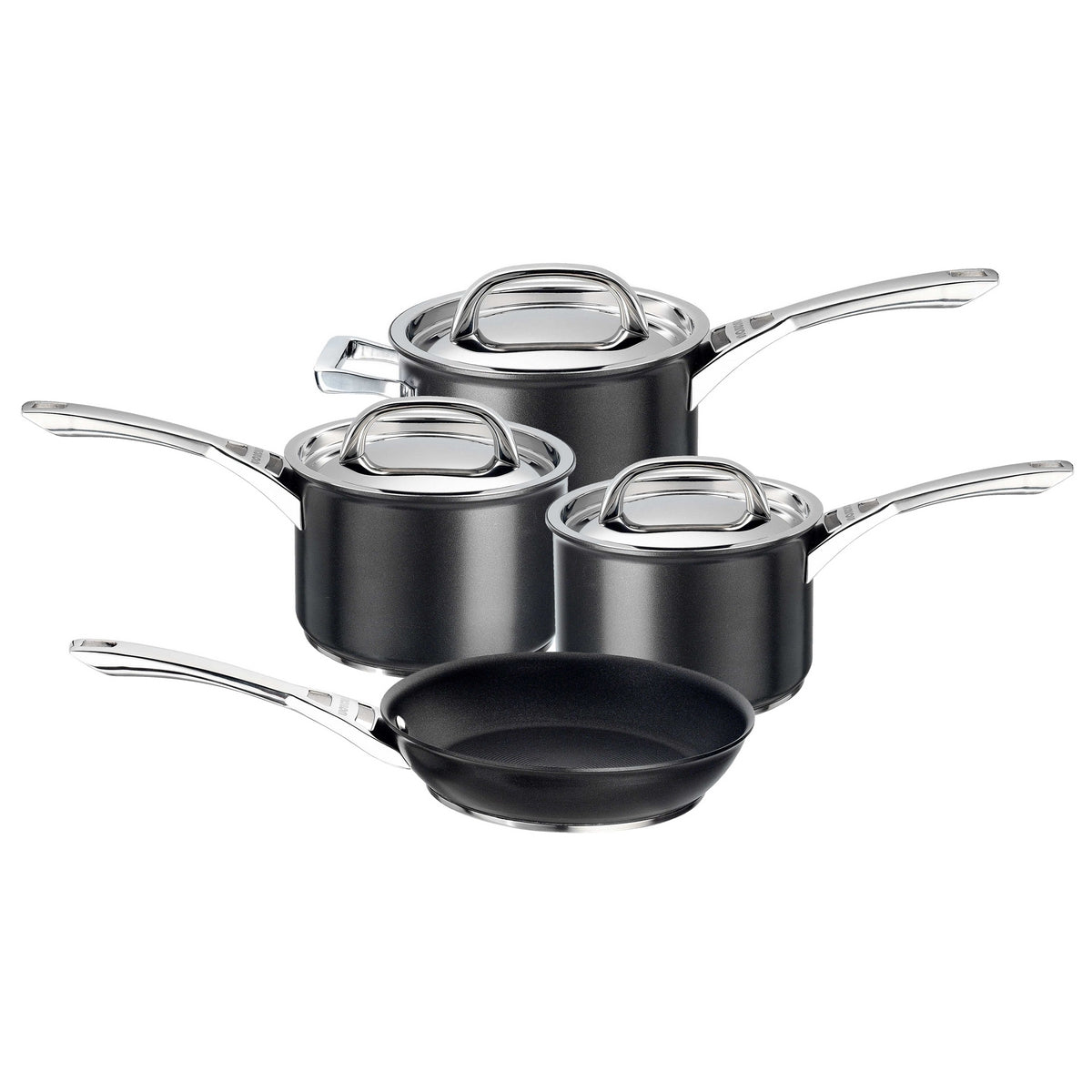 Infinite Non Stick Induction Saucepan & Skillet Set 4 Pieces