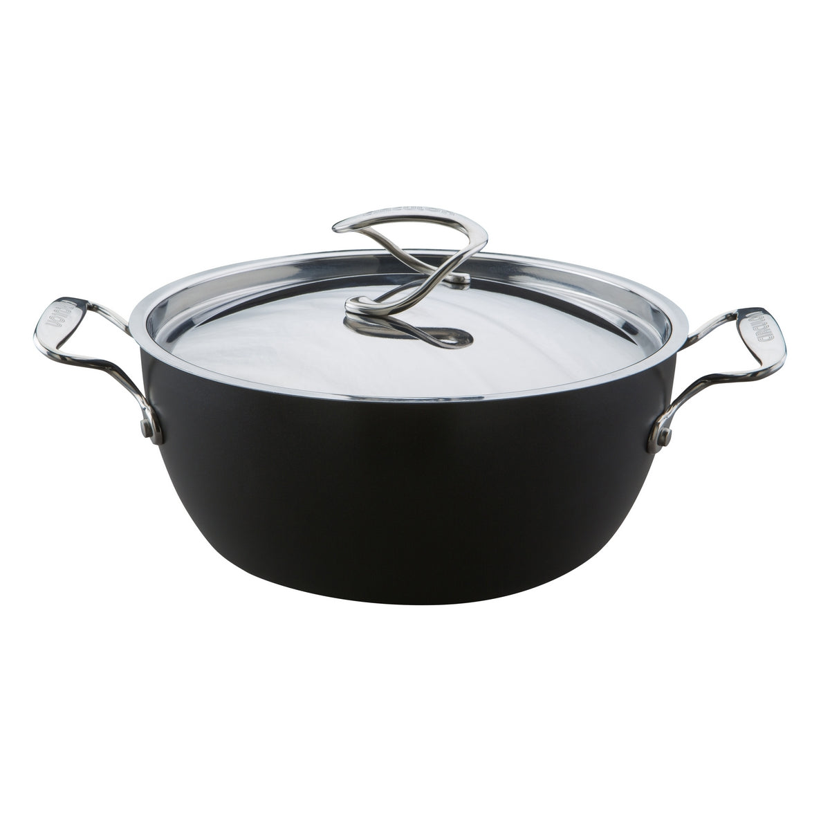 Style Non Stick Induction Large Family Casserole Dish & Lid