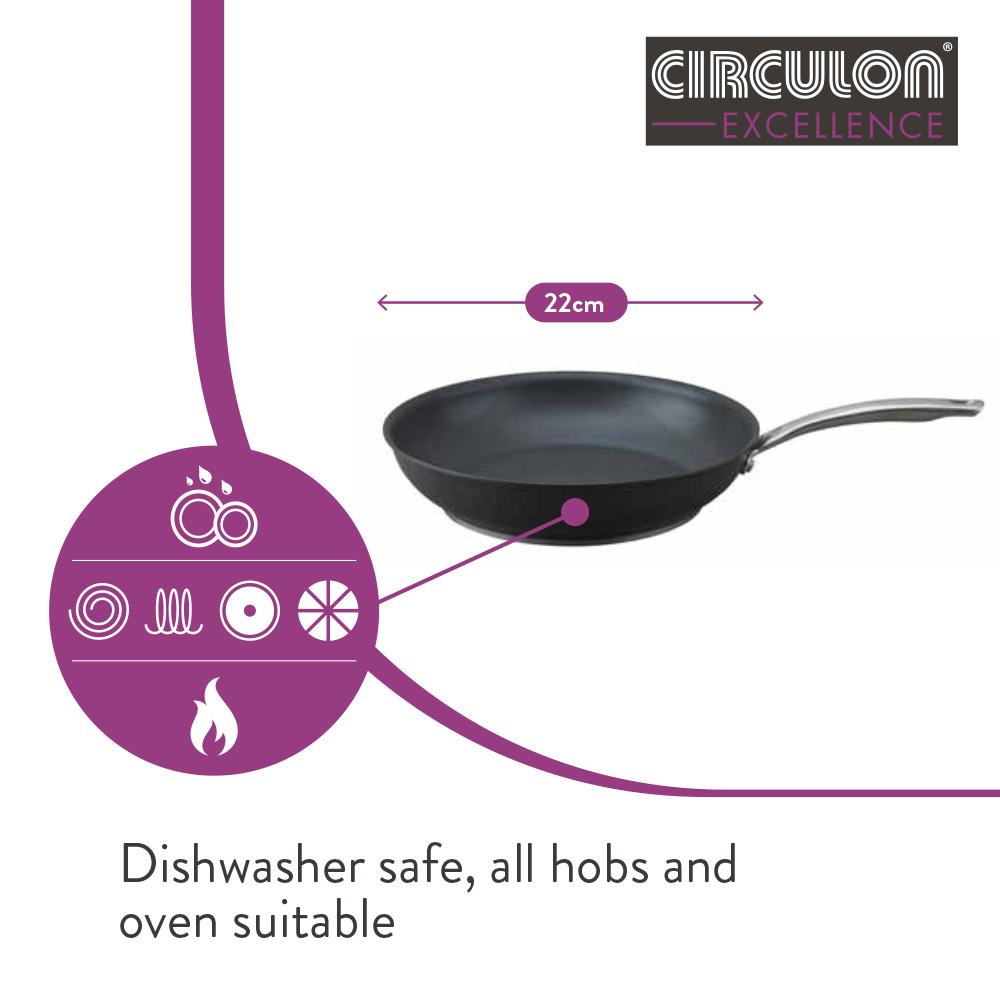 Excellence Non Stick Frying Pan Set - 22cm & 26cm